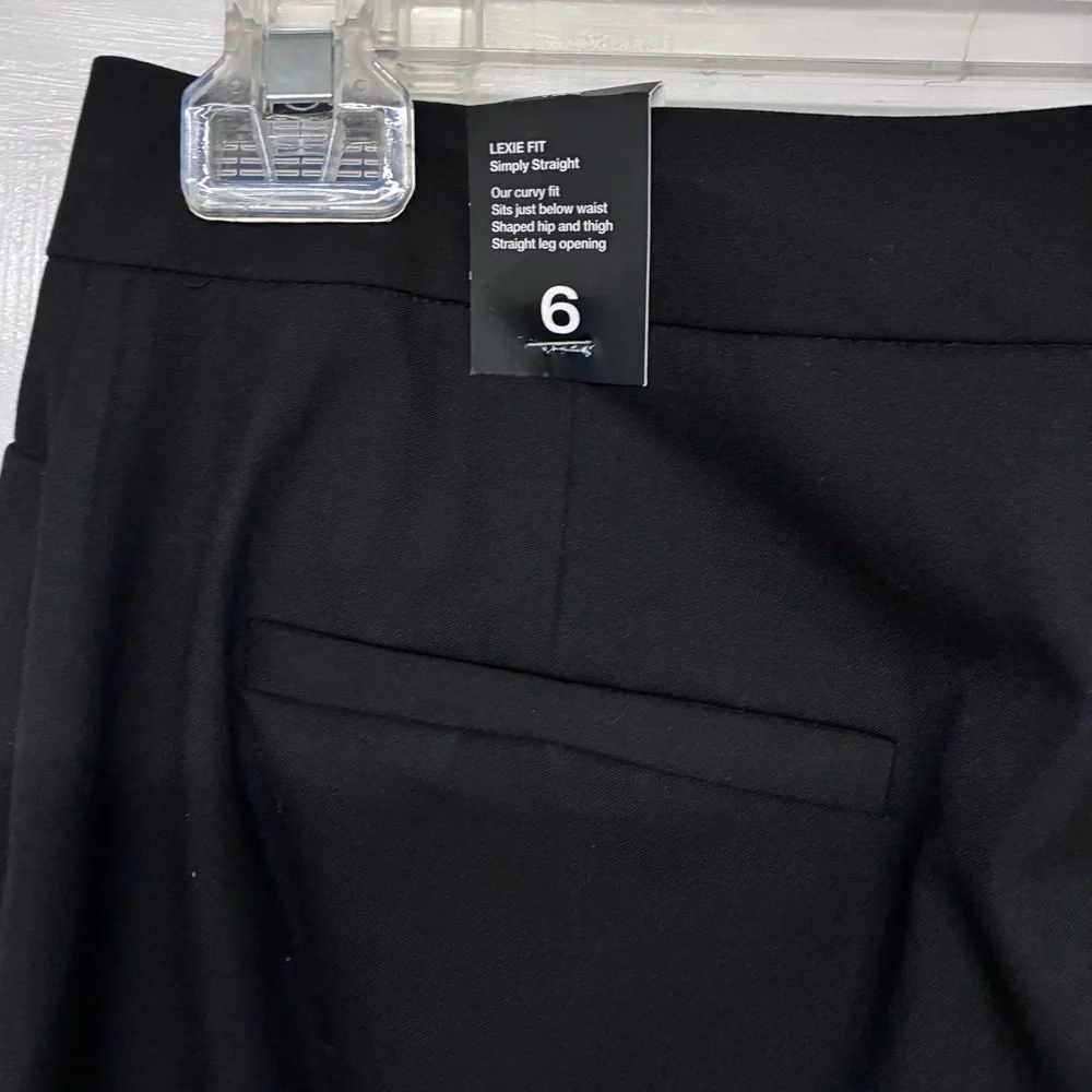 NWT The Limited Black Collection Lexie Fit, Size 6, Black Trouser